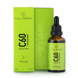 Фуллерен С60 Утро (Morning) – Источник энергии и бодрости на весь день Фуллерен С60 Утро (Morning) – это инновационный продукт, созданный для тех, кто ценит свое здоровье и стремится к максимальной продуктивности с самого утра. Уникальная формула на основе фуллерена С60 исключительной чистоты 99,99% и натурального нерафинированного конопляного масла холодного отжима обеспечивает мощный заряд жизненных сил, помогает регулировать обменные процессы и поддерживает организм в тонусе до самого вечера. Кому особенно подойдет Фуллерен С60 Утро? Наш продукт предназначен для сознательных и активных людей, которые: Ведут динамичный образ жизни и нуждаются в устойчивой энергии без спадов. Заботятся о своем здоровье и ищут натуральные средства для его поддержки. Стремятся сохранить молодость и красоту изнутри, используя современные научные разработки. Двигаются к активному долголетию, делая осознанный выбор в пользу эффективных и безопасных продуктов. Уникальность состава: Синергия природы и науки Эффективность Фуллерена С60 Утро обусловлена тщательно выверенным сочетанием двух мощных компонентов: Фуллерен С60 с чистотой 99,99% – это один из сильнейших известных антиоксидантов. Наша технология позволяет достичь рекордного уровня очистки, что гарантирует его максимальную эффективность и безопасность. Он нейтрализует свободные радикалы, замедляя процессы старения и защищая клетки от повреждений. Нерафинированное конопляное масло первого холодного отжима – это идеальный природный источник полиненасыщенных жирных кислот (ПНЖК) Омега-3 и Омега-6 в оптимальном для усвоения соотношении. Оно является не только высококачественной основой, но и мощным самостоятельным нутрицевтиком, обеспечивающим организм необходимыми ресурсами. Именно конопляное масло позволяет фуллерену С60 максимально раскрыть свой потенциал в качестве источника утренней энергии и бодрости. Эта синергия создает эффект, который превосходит действие каждого компонента в отдельности. Ключевые преимущества и эффекты от применения: Заряд энергии с утра: Продукт мягко и естественно будит организм, обеспечивая бодрое и легкое начало дня без резких скачков энергии. Повышение продуктивности: Вы получаете запас сил для решения повседневных задач и сохраняете высокую концентрацию и работоспособность на протяжении всего дня. Антиоксидантная защита: Фуллерен С60 борется с окислительным стрессом — основной причиной старения клеток, способствуя сохранению молодости и здоровья. Регуляция жирового обмена: Комплексное воздействие состава помогает нормализовать метаболические процессы, что при регулярном применении способствует уменьшению жировых отложений. Поддержка на клеточном уровне: Насыщение организма полезными ПНЖК и антиоксидантами улучшает общее состояние здоровья и укрепляет естественные защитные функции. Как применять? Принимайте Фуллерен С60 Утро ежедневно во время утреннего приема пищи. Всего одна мерная доза обеспечит ваш организм силой и ресурсами, необходимыми для эффективного старта и поддержания энергии до самого вечера. Сделайте выбор в пользу естественной бодрости, здоровья и активного долголетия! Фуллерен С60 Утро – это не просто добавка, а инвестиция в ваше самочувствие и продуктивное будущее. Попробуйте уникальную силу синергии науки и природы.